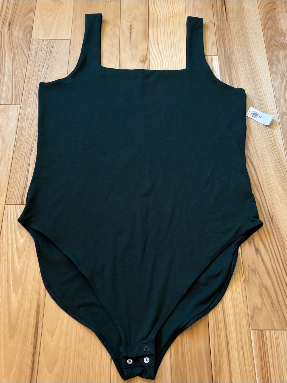 NEW Old Navy Square Neck Tank Top Dark Bottle Green Bodysuit Size XXL Tall